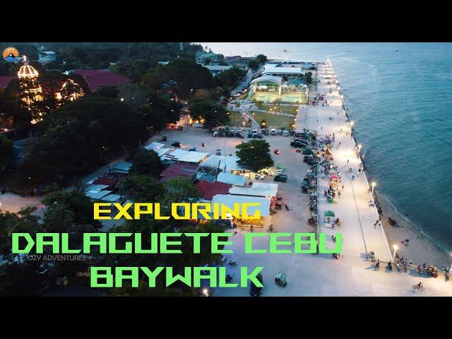 EXPLORING DALAGUETE CEBU |BAYWALK |4K #aerialvideo