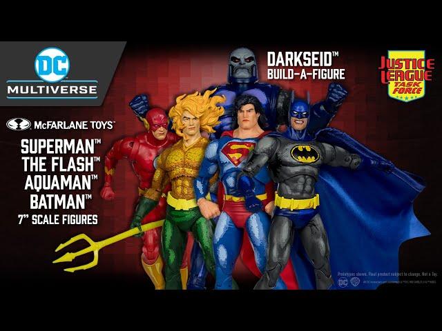 NEW DC Multiverse™ JLTF™ 7" Scale Build-A-Figure line Bundle | Action Figure Showcase