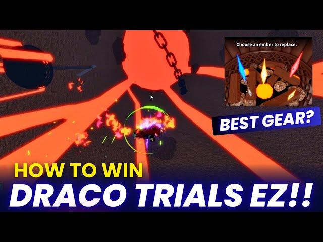 Best Way to Complete Draco Trials And Best Gear Choice for Draco Race V4 in Blox Fruits