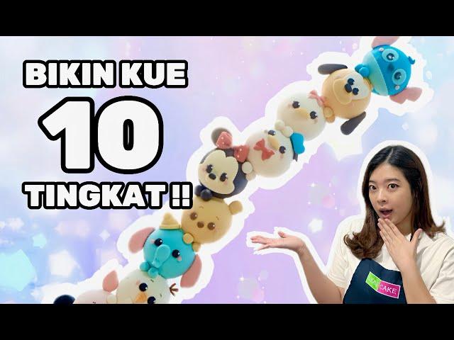 COBA BIKIN KUE 10 TINGKAT