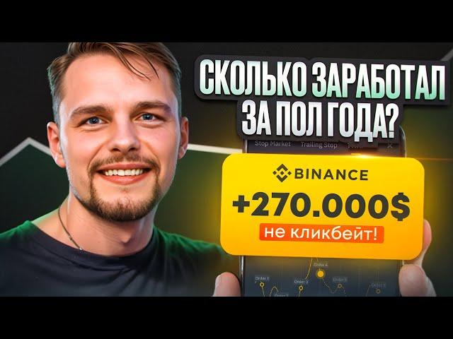 How much did you EARN from trading in HALF A YEAR? Trading CRYPTOCURRENCIES on Binance/ByBit