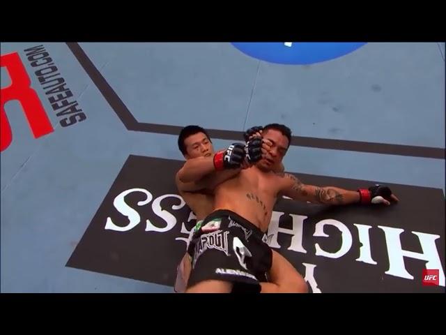 Korean Zombie first twister submission in UFC history