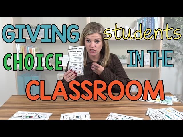 Ways to Use Choice in the Classroom to Prevent Problem Behavior