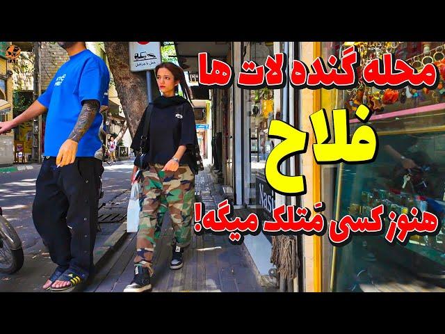 Inside Tehran 2025 walking Tour on South West Fallah neighborhood 4k - Iran Cost of Living