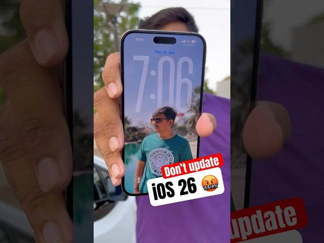 Don't Upgrade to iOS 26 Without Watching This !  #ios26