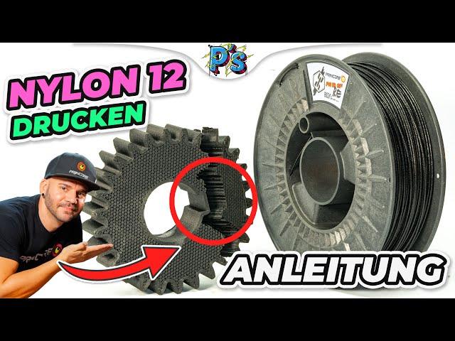 NYLON 12-CF Drucken - KOMPLETTE ANLEITUNG [PA12-CF Tutorial]