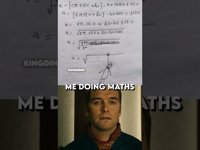 me doing maths