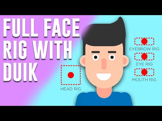 Full Face Rig Tutorial in After Effects Using DUIK BASSEL #Cingment #Facerig