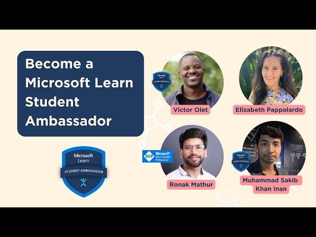 Become a Microsoft Learn Student Ambassador