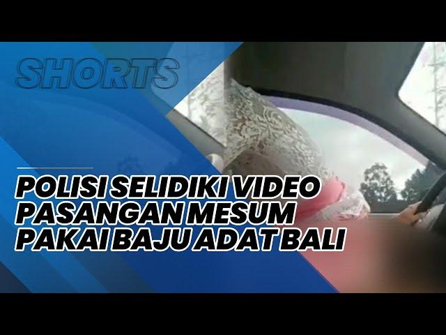 Polisi Selidiki Viral Video Pasangan Mesum Berpakaian Adat Bali di Dalam Mobil yang Sedang Melaju