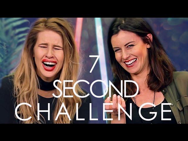 HILARIOUS 7 SECOND CHALLENGE W/ LAURA BUBBLE!