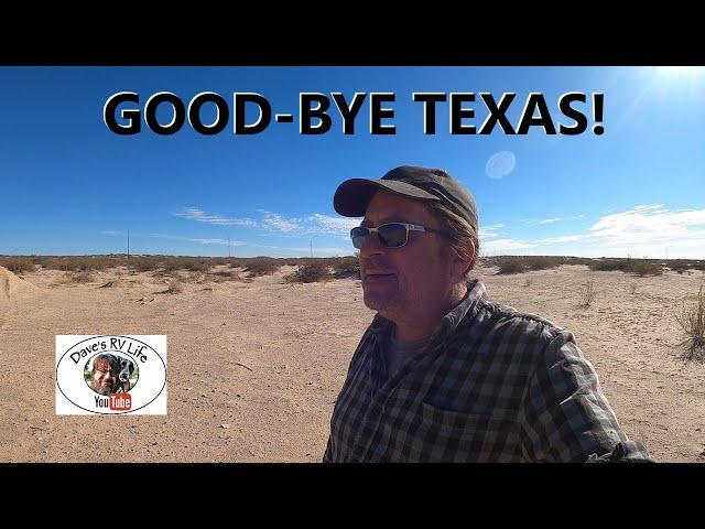 Hello New Mexico! - Cheap Full RV Hook Ups In Texas - Winter RV Traveling Across America