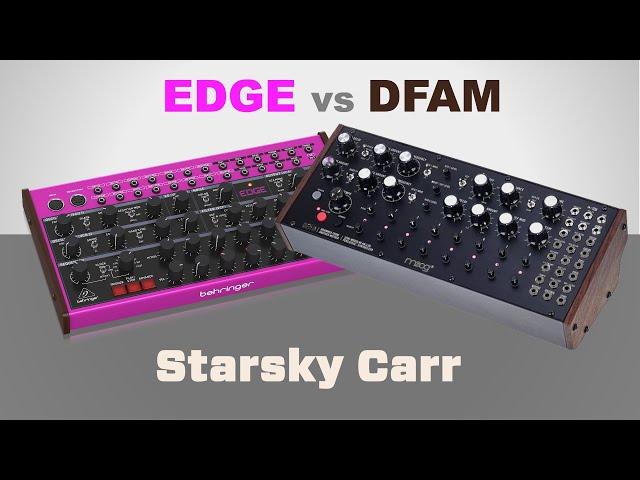 Behringer EDGE vs Moog DFAM Are they the same?