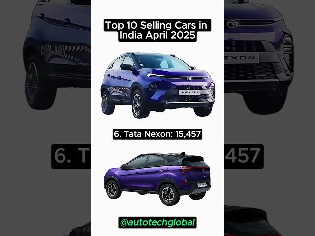 Top Selling Cars in India April 2025 #creta #dzire #brezza #ertiga #scorpio #nexon #swift #india