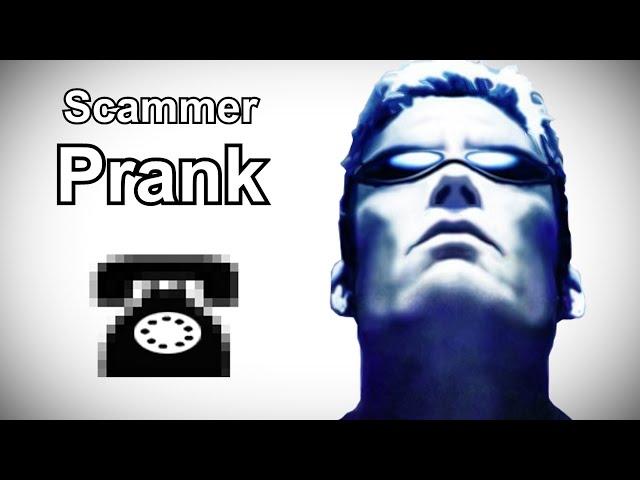 JC Denton Calls Tech Support Scammers - Deus Ex Prank Call