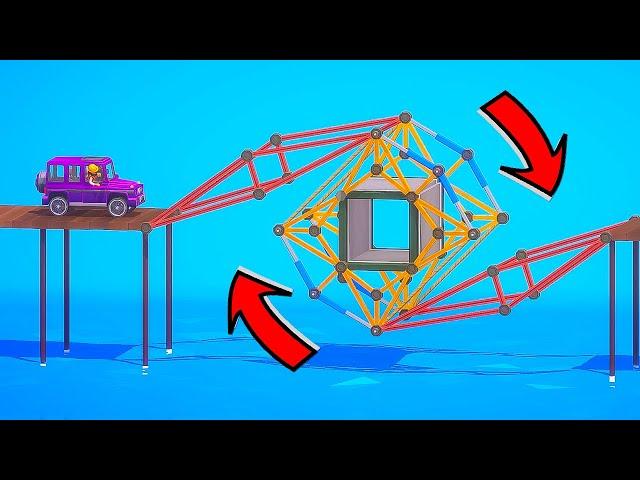 Unfold the roads to make a bridge, simple right? Poly Bridge 3!