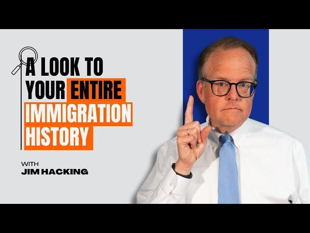 Let's take a look at your entire Immigration History! 