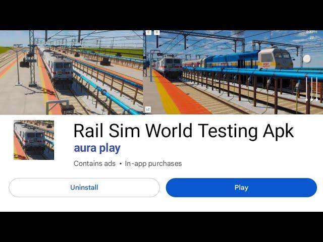 Rail Sim World | Testing APK | Doubt Solve || 35% Work Final | Game Release Date 2025