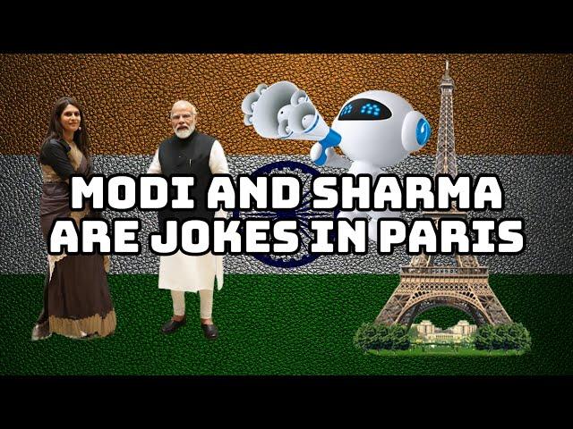 Modi and Palki Sharma are jokes in France: Bharat Empire humiliated at Paris AI summit.