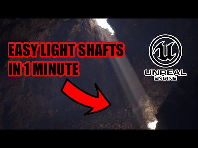 Make Godrays/Lightshafts in Unreal Engine 5 in 1 Minute