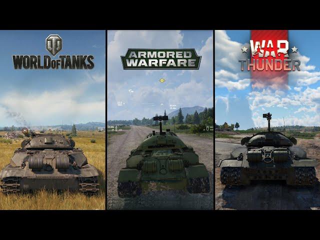 (IS-7) - WORLD OF TANKS vs ARMORED WARFARE vs WAR THUNDER