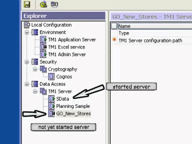 Using the IBM Cognos TM1 Operations Console