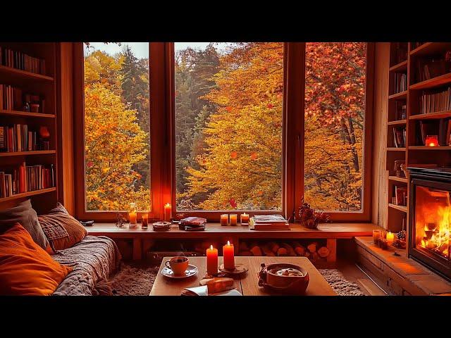 Autumn Haven: Soft Piano Melodies and Natural Ambience for Relaxation and Reading