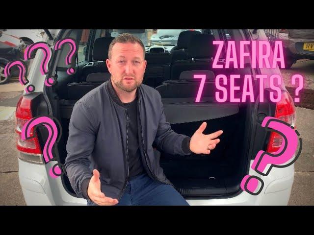 Vauxhall Zafira - How Do The Rear Seats Go Down ? Rear Seat Configuration !