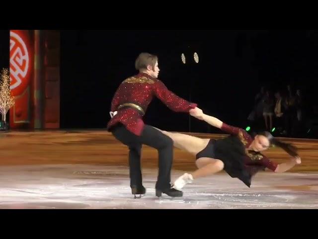 Valeriy and Dasha dancing CHINESE DANCE TEA in The Nutcracker show by Angels of Plushenko