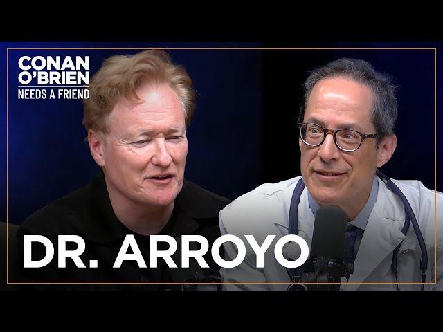 Conan Has A Post-"Hot Ones" Check Up With Dr. Arroyo | Conan O'Brien Needs A Fan