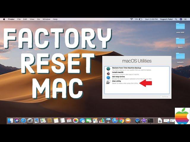 How to Factory Reset a Mac