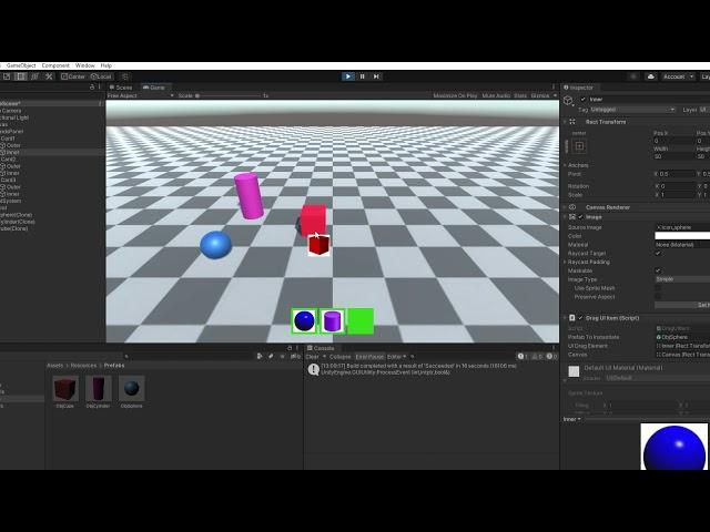 Implement Drag and Drop Item in Unity