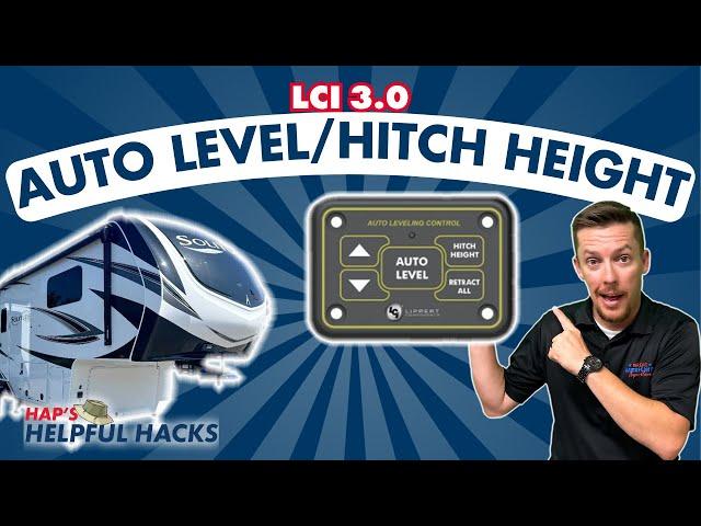 How To Operate Auto-level and Hitch Height on your LCI 3.0 Leveling System