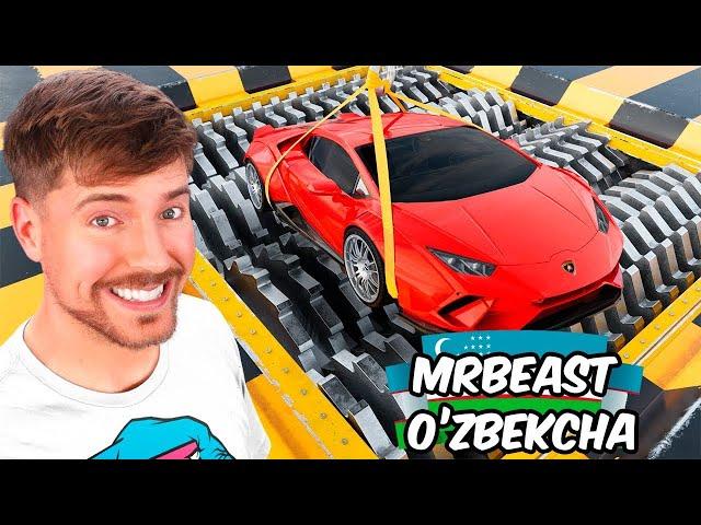 Lamborgini-ni maydalaymiz - @MrBeast O'zbekchada  #sanchesblack