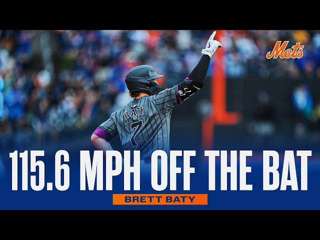 Brett Baty Smokes a 115.6 MPH Home Run | FULL AT-BAT