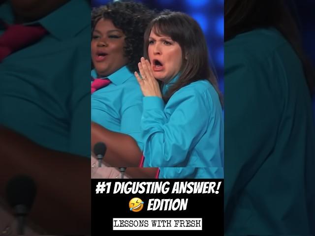 FAMILY FEUD FUN! (#1 DISGUSTING ANSWER! Edition) FRESH REWIND #comedy #fail #funny #teacher