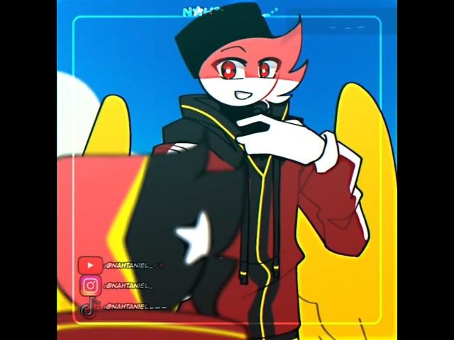 EYE CONTACT⁉️ || Countryhumans Indo & Timor  [ib: Trend] #countryhumans #trend #shorts #fyp