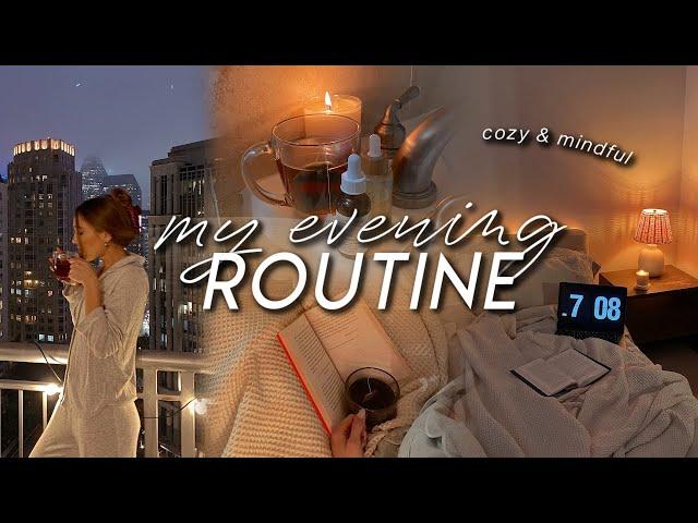 WINTER EVENING ROUTINE | cozy & mindful night routine habits for the colder season 2023 