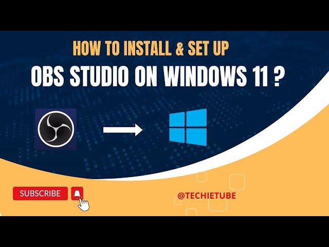 How to Download & Install OBS Studio on Windows 11? | Setting Up OBS Studio on Windows 11 | 2024 |