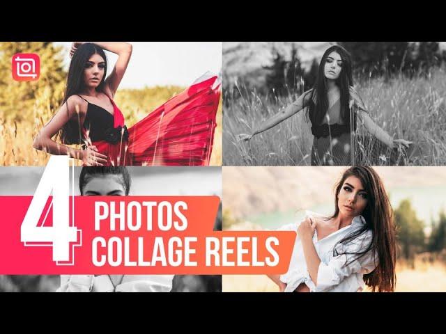 Trending 4 Photos Collage Reels Editing (InShot Tutorial)