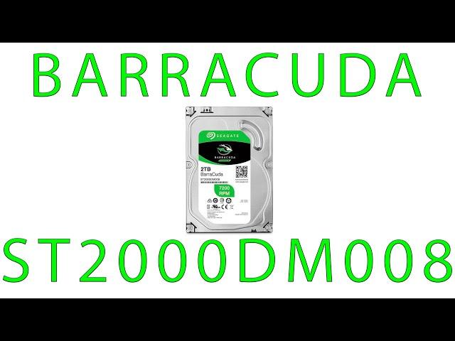 HDD Жесткий диск Seagate Barracuda ST2000DM008 2ТБ обзор