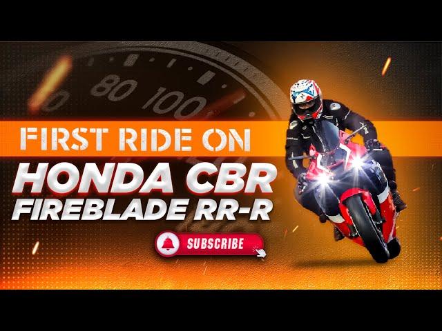 First Ride on my New Bike CBR 1000RR-R FIREBLADE | Sagarmore vlogs