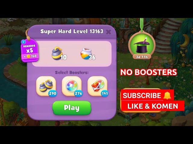 GARDENSCAPES SUPER HARD LEVEL 13163 NO BOOSTERS | MARI MAIN BERSAMA