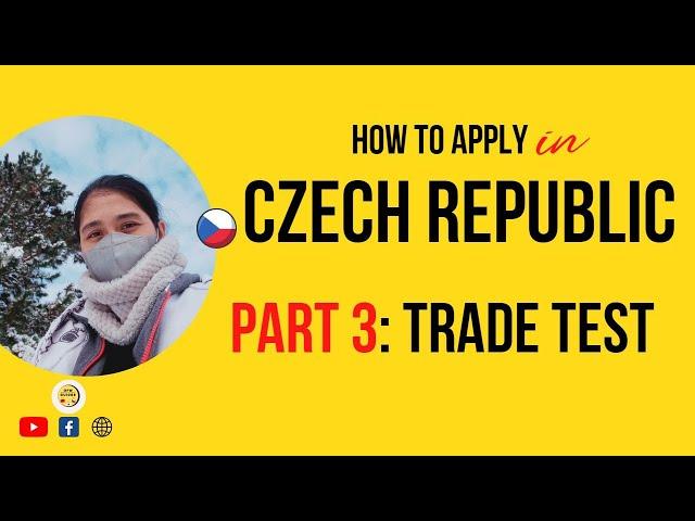 How to apply in Czech Republic (trade test) part 3/6