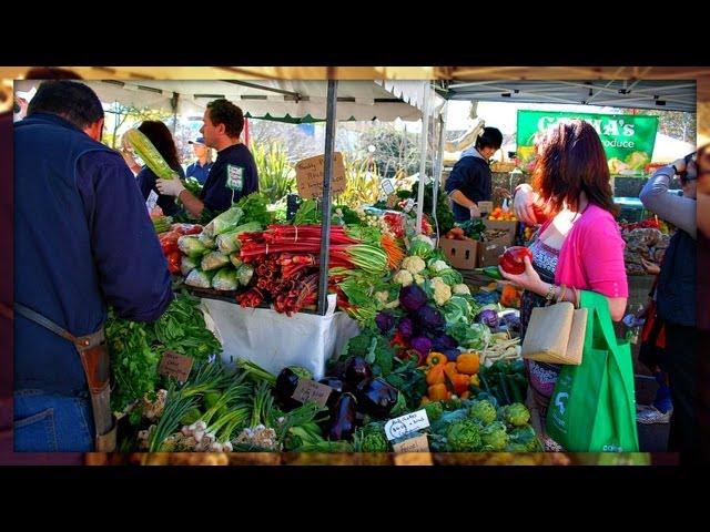 Busy Market Ambiance