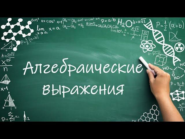 Алгебраические выражения (7 класс) #обучение #математика #алгебра #