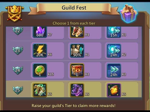 Lords Mobile - How to be a pro at Guild Fest 100% F2P without spending all your gems and speed ups!