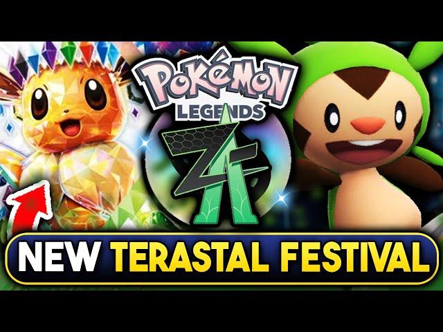 POKEMON NEWS! TERASTAL FESTIVAL ANNOUNCED! NEW LEGENDS Z-A GAMEPLAY RUMORS & MORE!