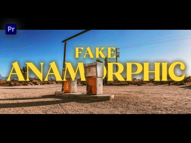 How to FAKE the Anamorphic Look in Premiere Pro | Works with any video