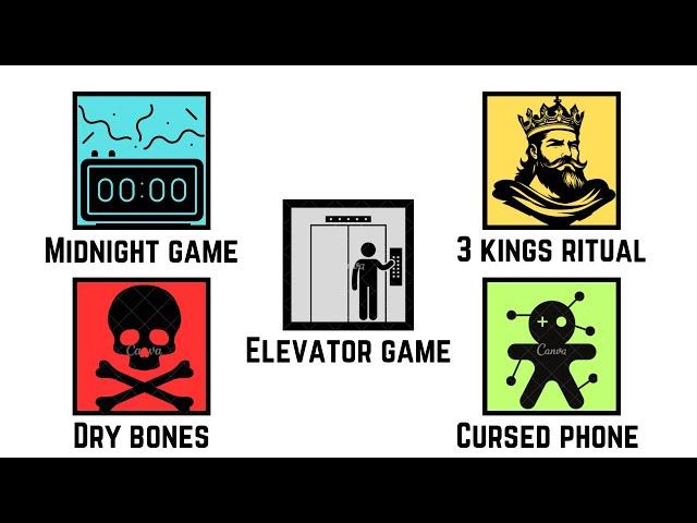 5 CURSED RITUAL GAMES in 10 Minutes